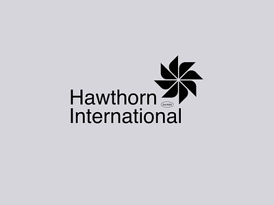 Hawthorn International-Logo design