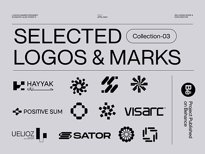 Logos & Marks Collection.03 behance project branding clean logo design graphic design icon identity branding logo logo branding logos graphics logo design concept logo master logofolio logotype marks collection saas logo startuplogo