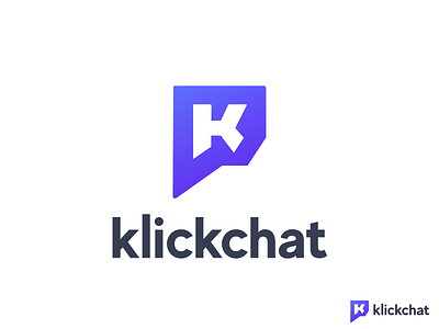 KlickChat - Messaging App animation app application brand branding branding design design flat icon illustration illustrations logo logo design minimal typography ui ux vector web website