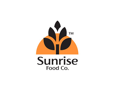 Sunrise Food Co. Logo brand brand identity branding branding design design illustrator logo logo design logos logoset logotype minimal