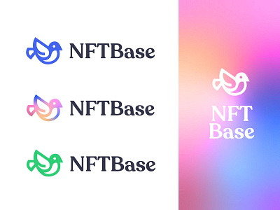 NFTBase Logo Variations brand brand identity branding branding design crypto crypto wallet design illustrator logo logo design logotype minimal nft nfts typography