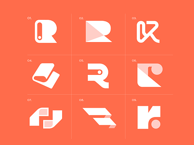 R Concepts brand branding design illustration illustrator letter letterlogo logo logo design logodesign logos minimal ui vector