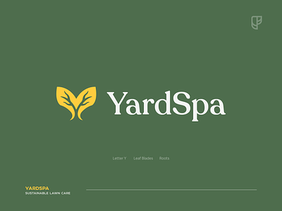 YardSpa 🌱 brand branding design identity illustration illustrator logo logo design logodesign logos minimal ui vector