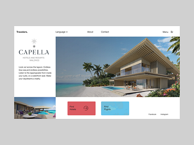Travelers. ui ux web
