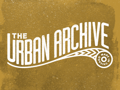 Urban Archive logo rough type wip