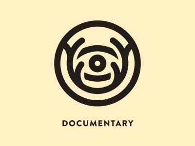 Documentary icon subcategory symbol