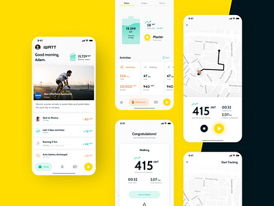 iWatt is a mobile app where users transform their physical activ