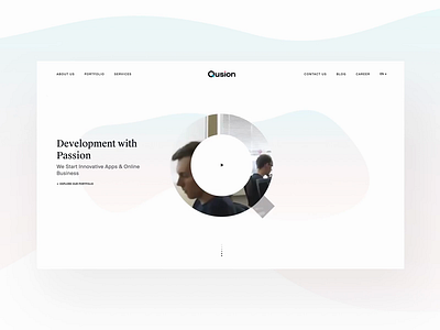 Qusion website update agency agency landing page agency website digital innovation lab prague quality qusion ui