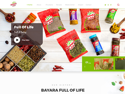 Bayara website design ecommerce product ui website
