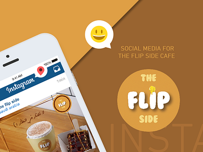 Social Media The Flip Up1 cafe coffee content flip graphic image jeddah media saudi side social