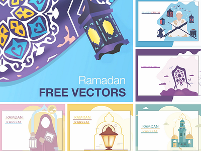 Ramdan free package free happy iftar islam islamic packadge ramadan vector