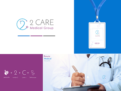 2care logo beauty branding care clean health logo medical