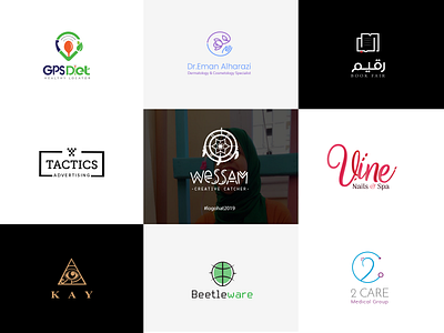 Logos 2019 branding design logo typography