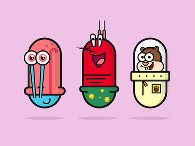 Characters icon in capsule shape animal art avatar cartoon character colorful fantasy fun funny icon outline people set vector