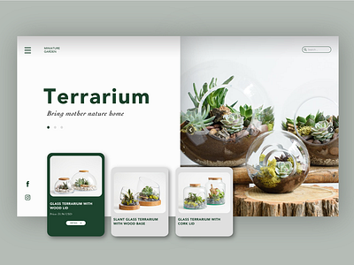 Terrarium 2 branding clean ui creative design flat graphic design green green design interface interface design landing minimal ui uiux vietnam vietnam designer vietnamese web web design website