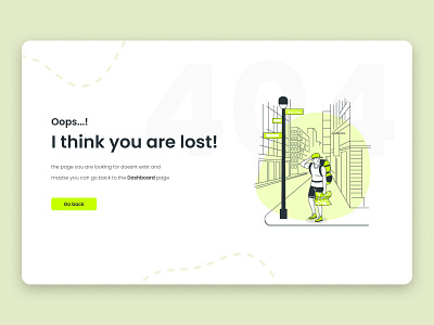Not Found - 404 Error Page 404 page error page ui ux web design