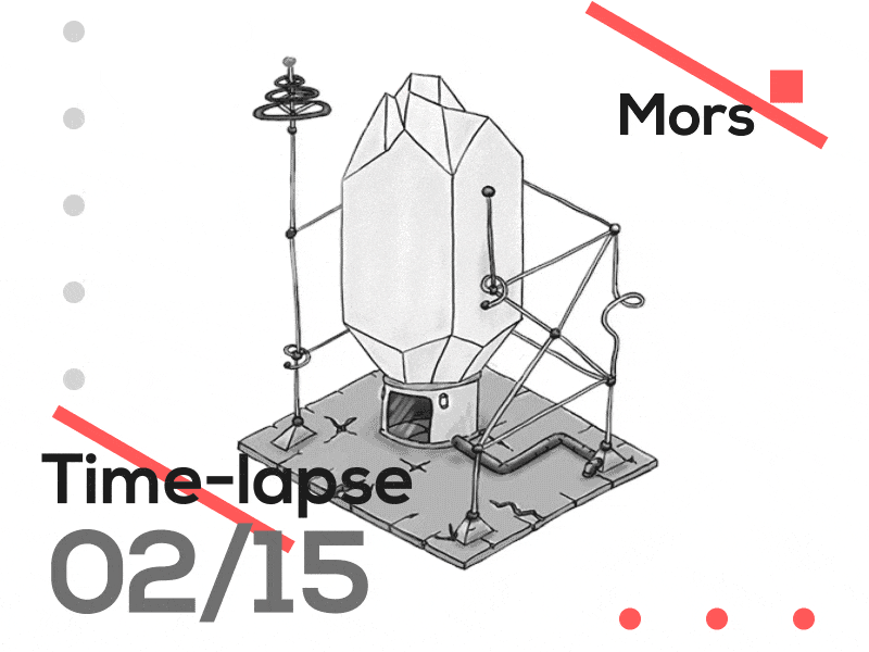 Mors | Building 2/15 browser game building design indie game isometric mars game mmo mmorpg mors rpg solo dev strategy game time lapse wordpress game wordpress plugin wp game
