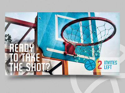 Take the shot! draft drafted dribbble invites get drafted get invited invitation invites player