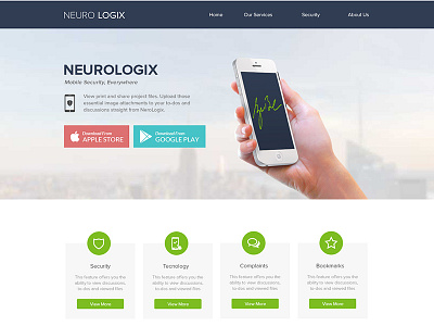 Neuro Logix Re-Design redesign website