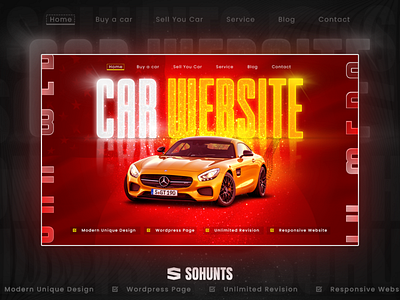 Car Dealer Landing Page automobile website automotive website car dealer landing page design car dealer website car design car rental website car website design landing page landing page design poster ui ui design uiux user interface ux website website design