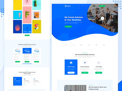 SaaS Landing Page HTML Template