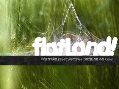 flatLand! new website project design project web