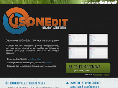 JSONEdit website design preview app design preview website