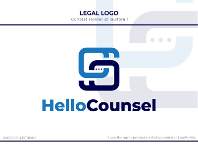 PREVIEW HELLO COUNSEL app brand brand identity branding design identity logo type vector web