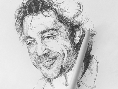 Javier Bardem actor pen portrait