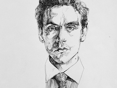 Mika bic ink music portrait