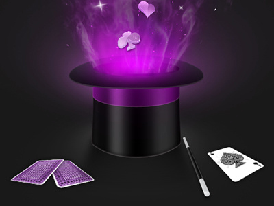 Magic Cards app iphone magic magic cards playing cards splash screen ui