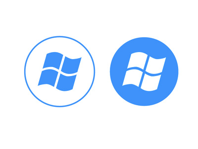 Windows 8 8 blue logo redesign windows