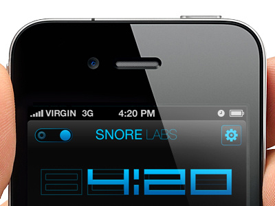 SnoreLabs app iphone labs rejected snore ui