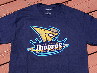 Double Dippers apparel graphic james o seinfeld sports branding tee