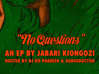 No Questions album james o type typography