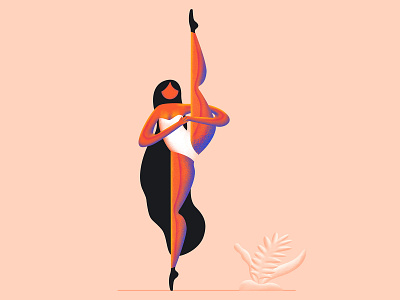 Ballet Dancer #1 2d art character design flat design illustrator ai graphic design illustraion illustration illustrator ui
