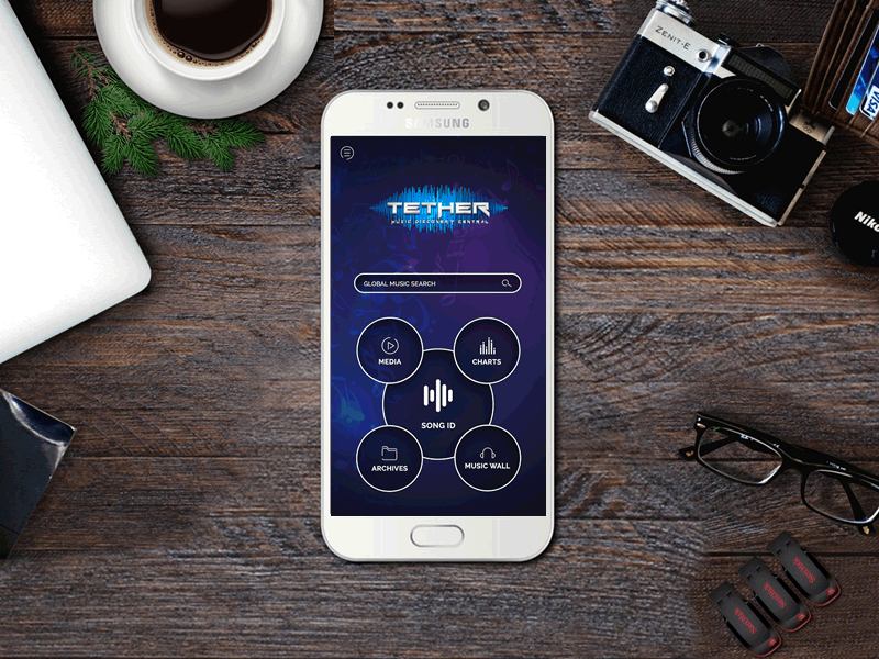 TETHER Music Discovery Central by Medhat Mekky on Dribbble