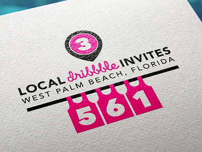 3 Dribbble Invites for West Palm Beach, Florida