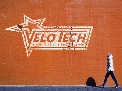 VeloTech identity bike shop bikes branding cycling entrepreneur identity logo signage star startup