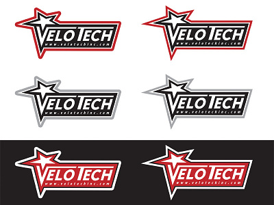 VeloTech logo versions