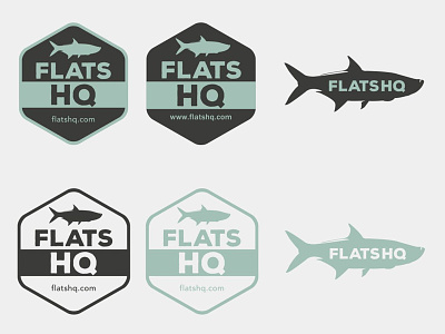 Flats HQ identity art direction. branding fishing identity logo sports t shirt tshirt