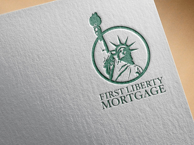 First Liberty Mortgage Identity art direction creative direction emboss identity letterhead letterpress logo