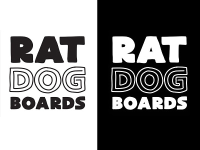 Ratdog logo design art direction branding catalog creative direction design identity irl layout logo logotype print work