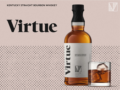Virtue Whiskey | Branding and Packaging Design by Topshelf alcohol beverage black and white branding high end label design logo minimalist packaging packaging design scotch spirits topshelf whiskey whiskey label