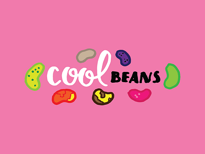 Cool Beans beans coolbeans lettering