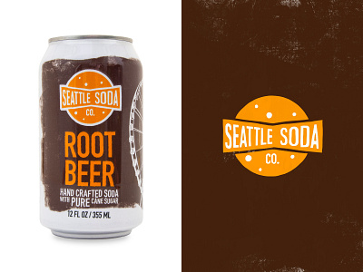 Seattle Soda - Root Beer branding design graphic illustration logo seattle soda