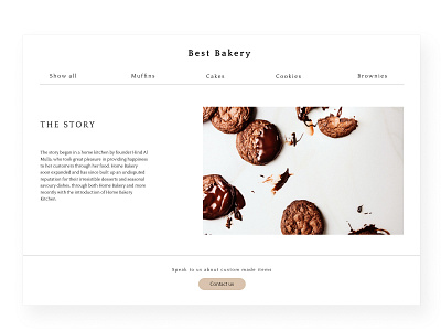 Bakery design web