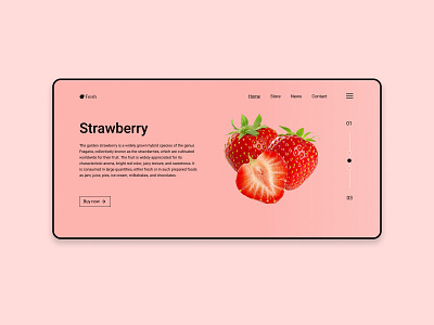 Strawberry design web