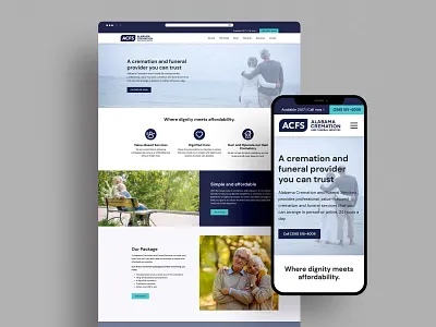 Alabama Cremation Website Design + Development cremation funeral ui design ux design ux designer web design website website concept website design website design company website designer website development website ui website ux