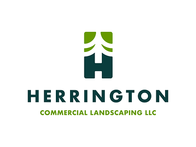 Herrington Commercial Landscaping Logo Design